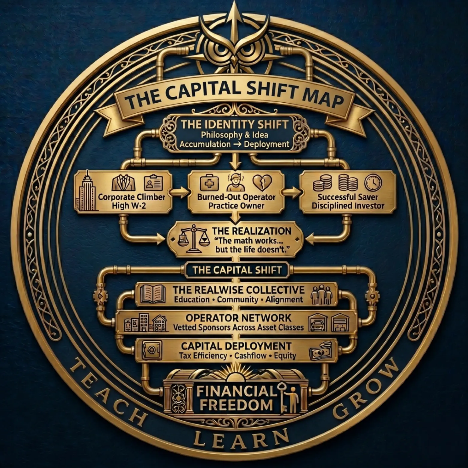 The Capital Shift Map — visual framework