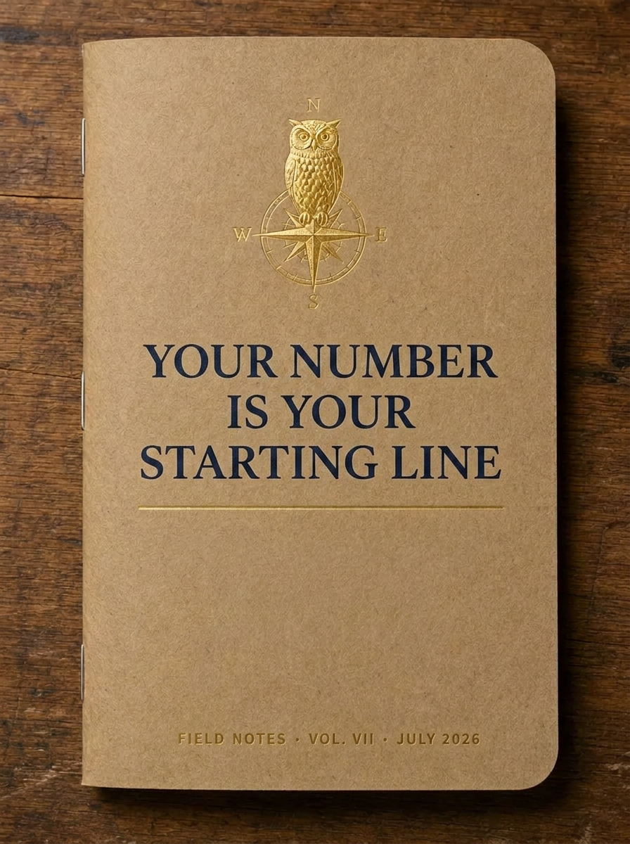 Your Number is Your Starting Line — Field Notes cover